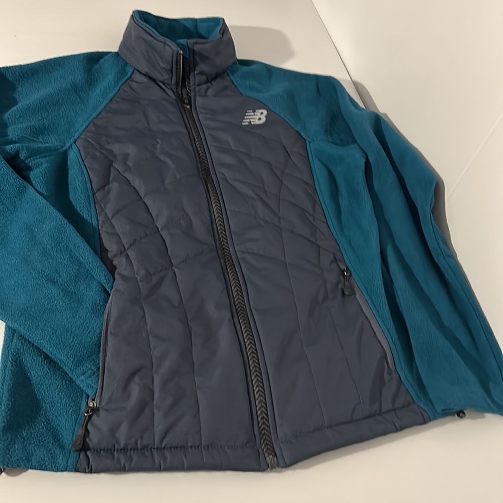 New Balance Women's Blue and Gray Ski Jacket
